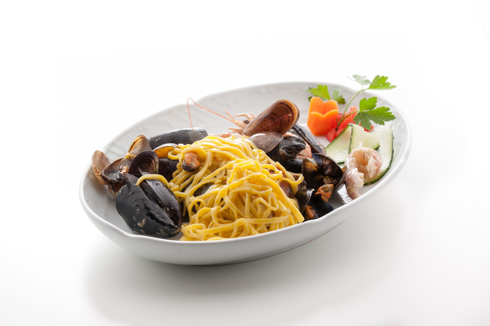 Tagliolini allo scoglio Ristorante Zodiaco Rimini